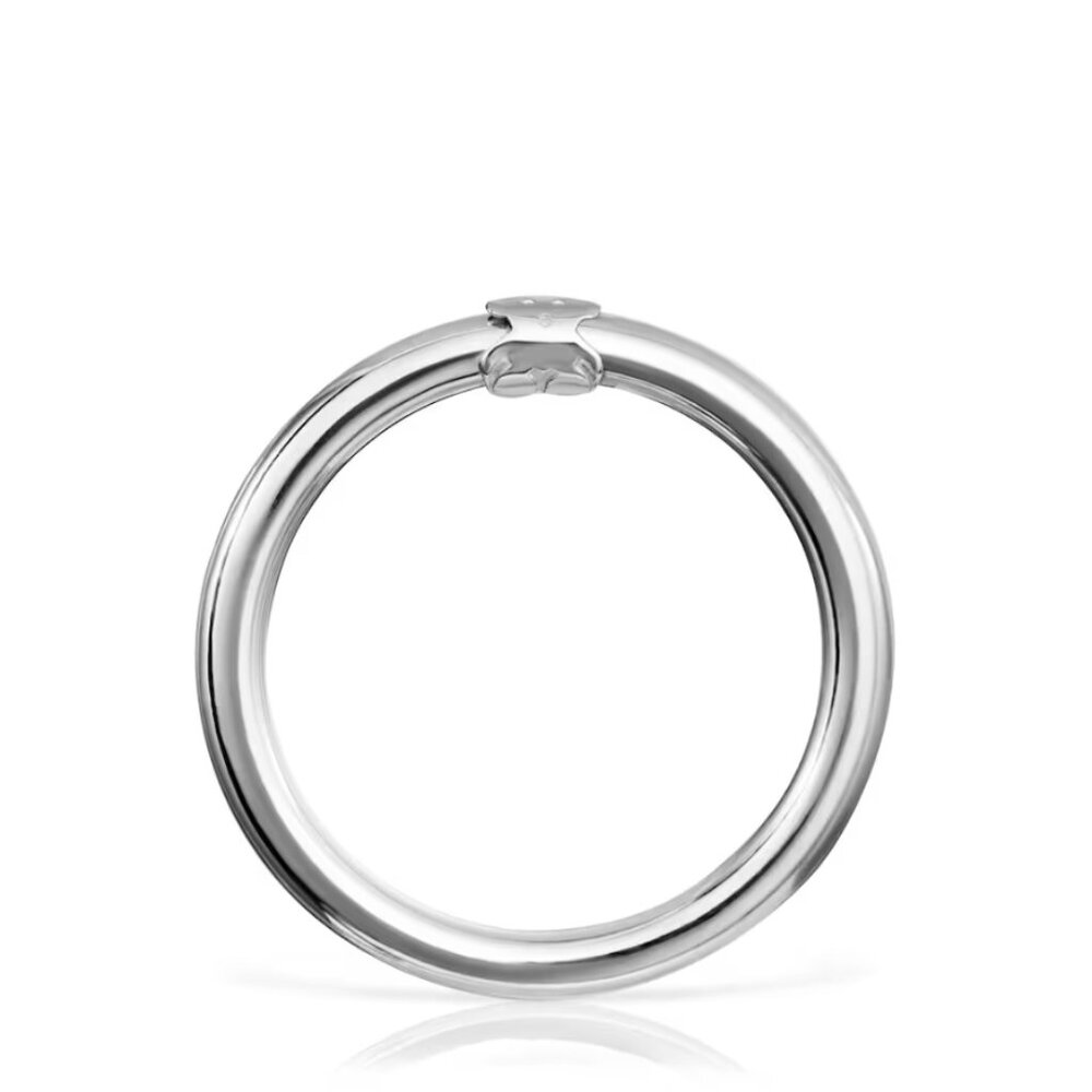 Tous Large Silver Pendant Hold Ring